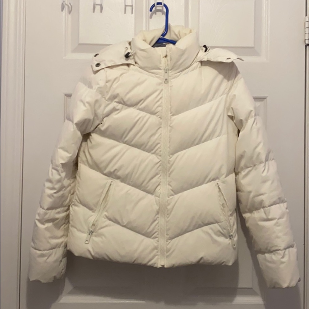 GAP PuffyJacket white Limited Edition